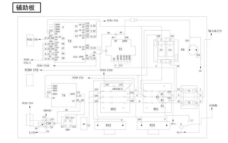 OTC AVP360 輔助板零部件圖2