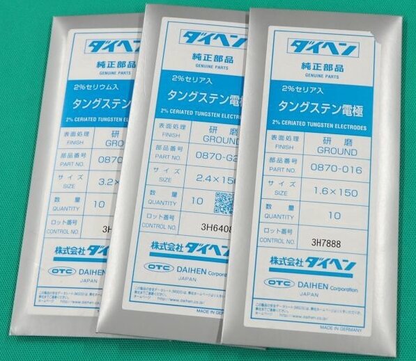 OTC Daihen 鈰鎢電極