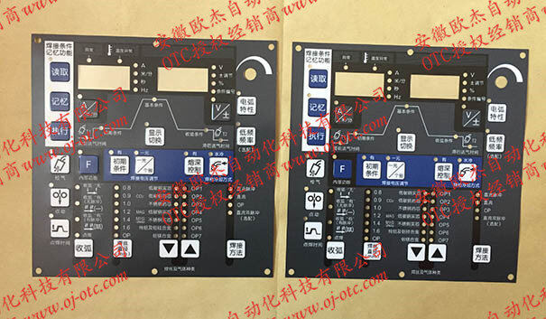 OTC DP400焊機(jī)面膜P30035D02A背面
