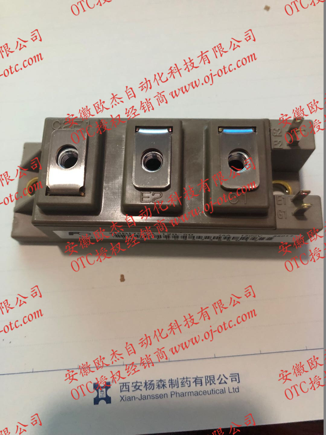 OTC IGBT模塊300-0075側(cè)面及標(biāo)識(shí)細(xì)節(jié)