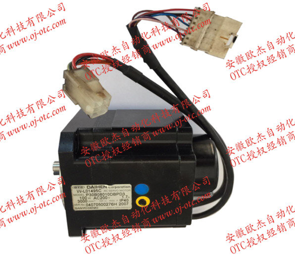 OTC Daihen W-L01495 電機(jī)標(biāo)簽