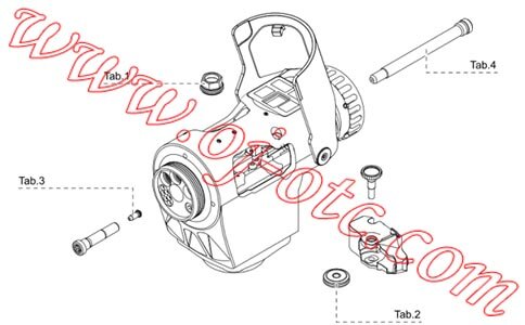 Fronius CMT送絲馬達(dá)分解圖